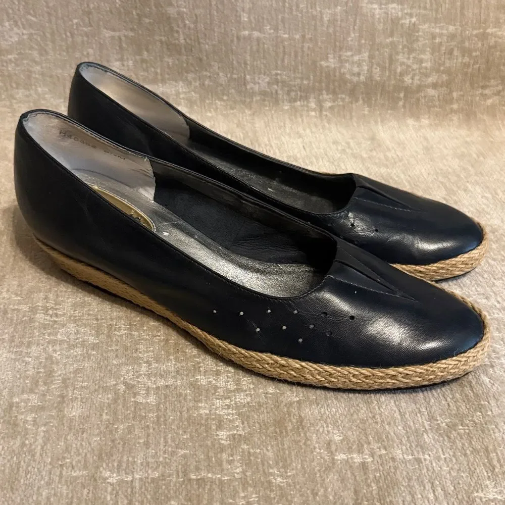 Ros Hommerson Leather Jute Espadrilles